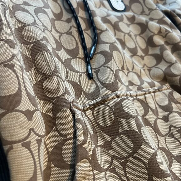 Authentic Signature Coach Hoodie Tan & Black - Picture 10 of 12